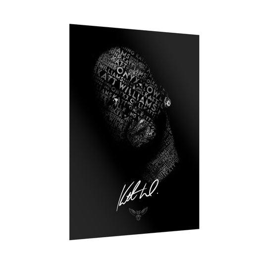 Katt Williams — Monochrome Portrait Poster