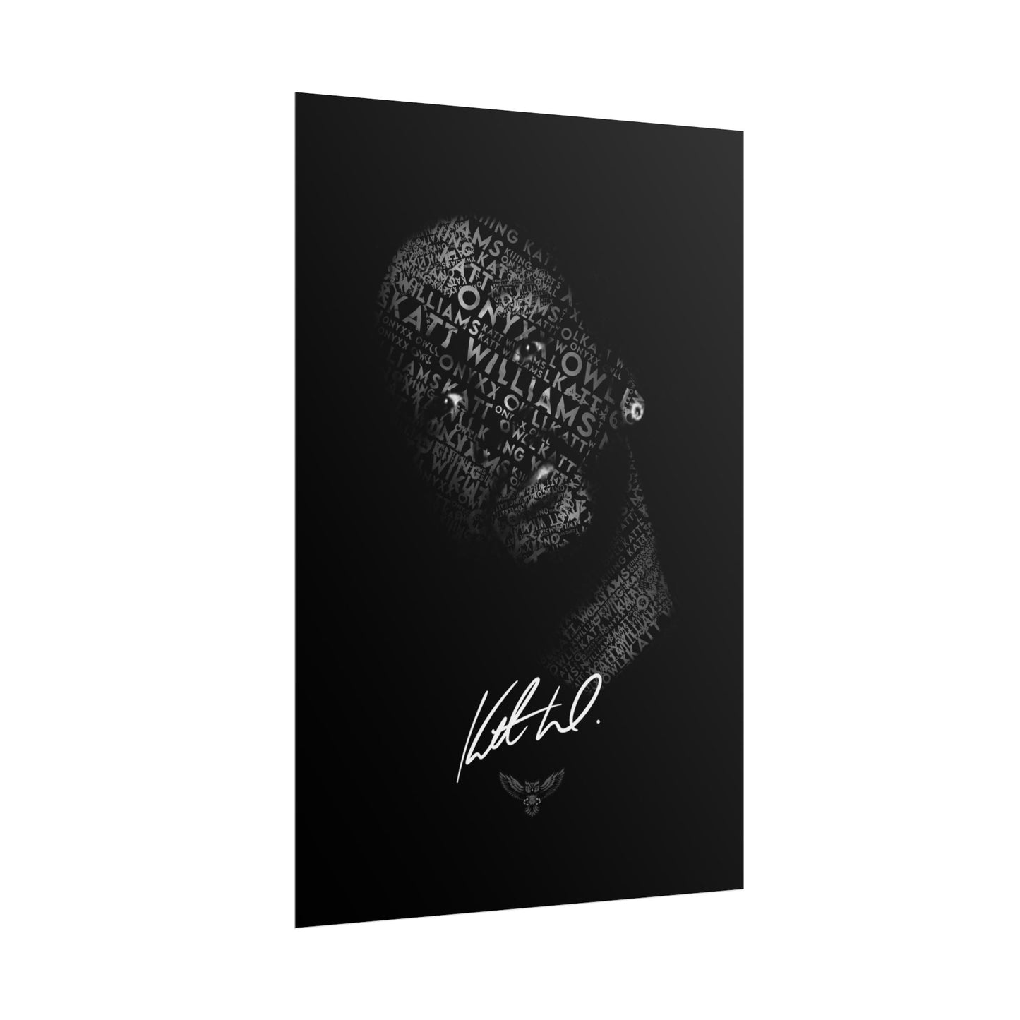 Katt Williams — Monochrome Portrait Poster