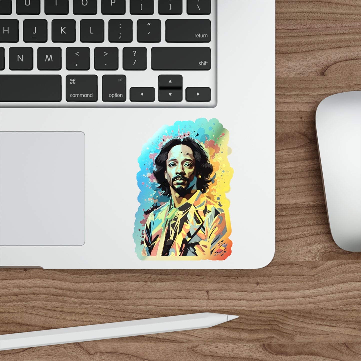Katt Williams - Abstract Holographic Die-Cut Sticker