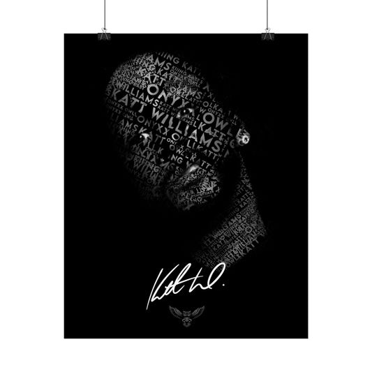 Katt Williams — Monochrome Portrait Poster