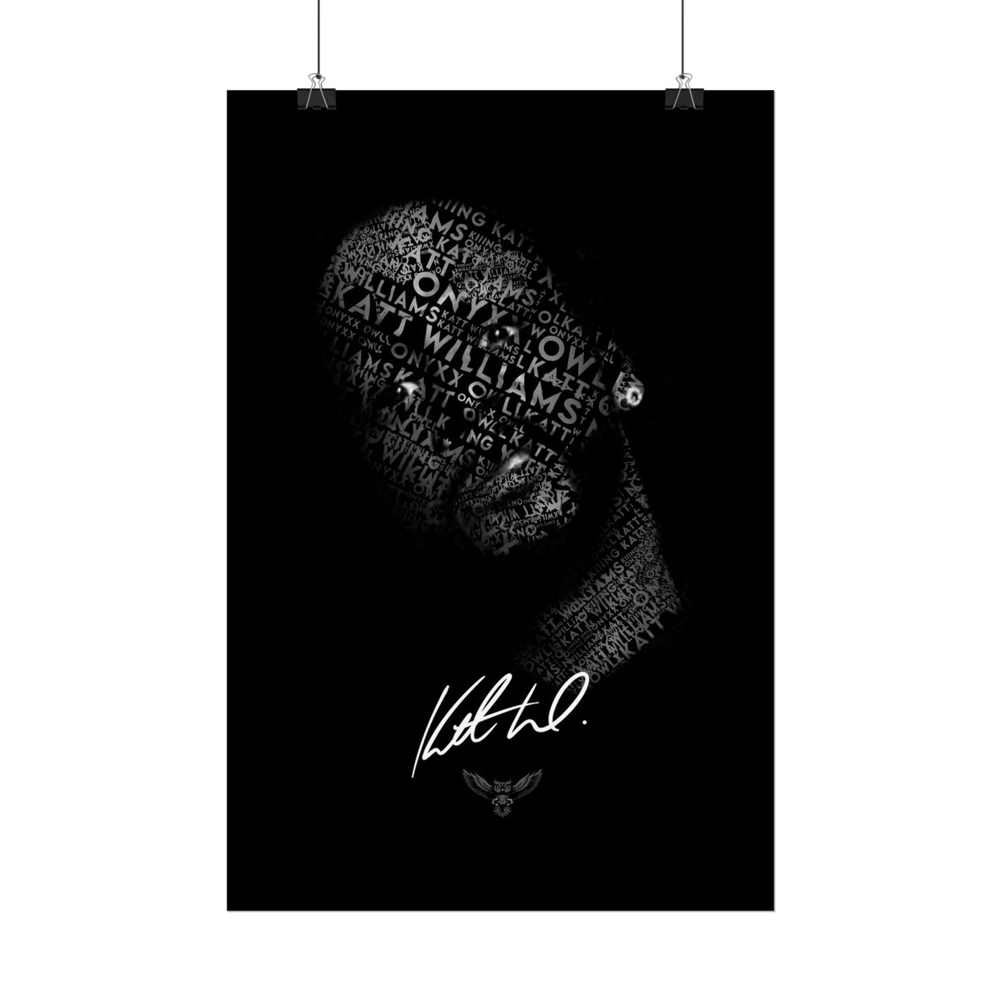 Katt Williams — Monochrome Portrait Poster