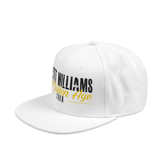 Katt Williams - "The Golden Age Tour" White Embroidered Snapback