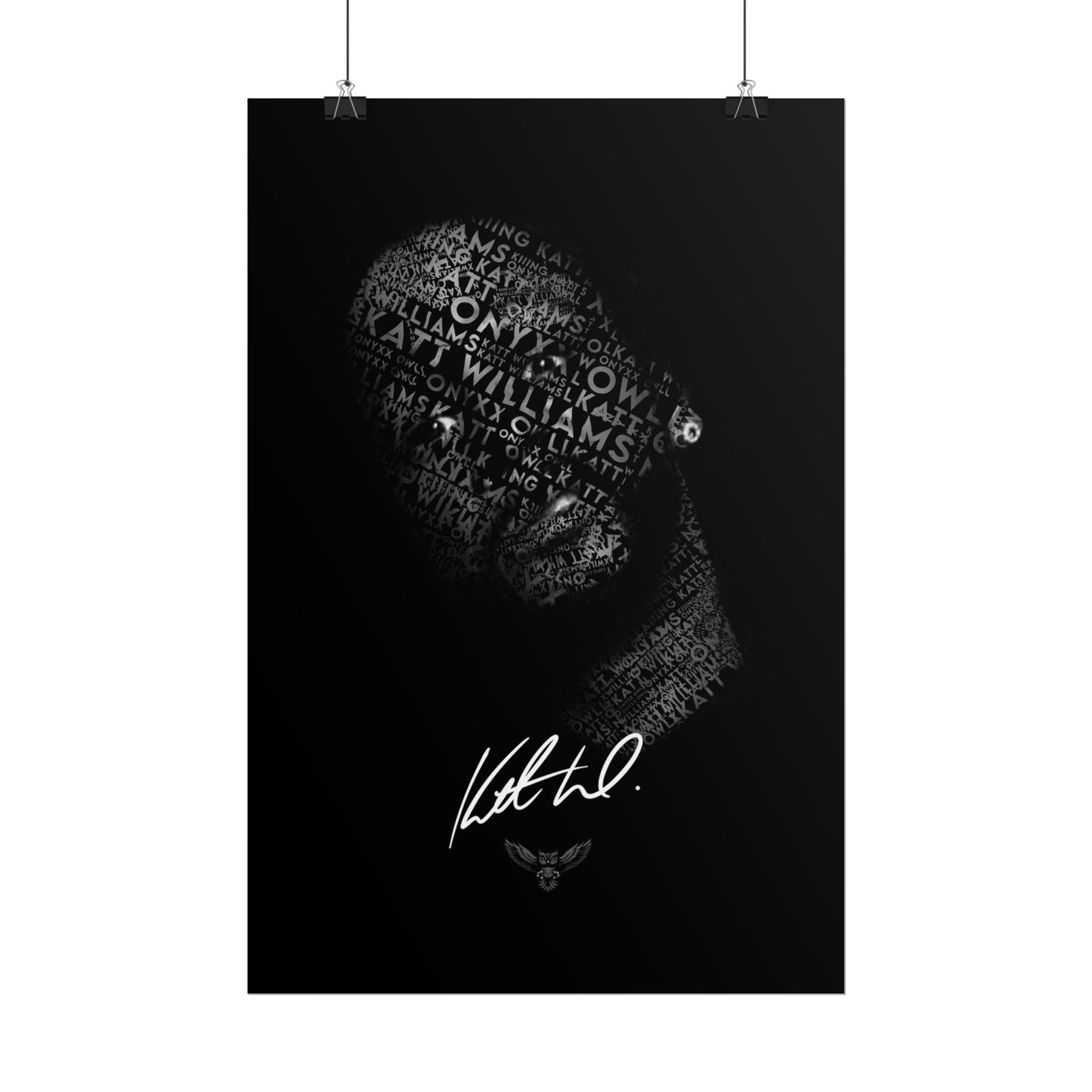 Katt Williams — Monochrome Portrait Poster
