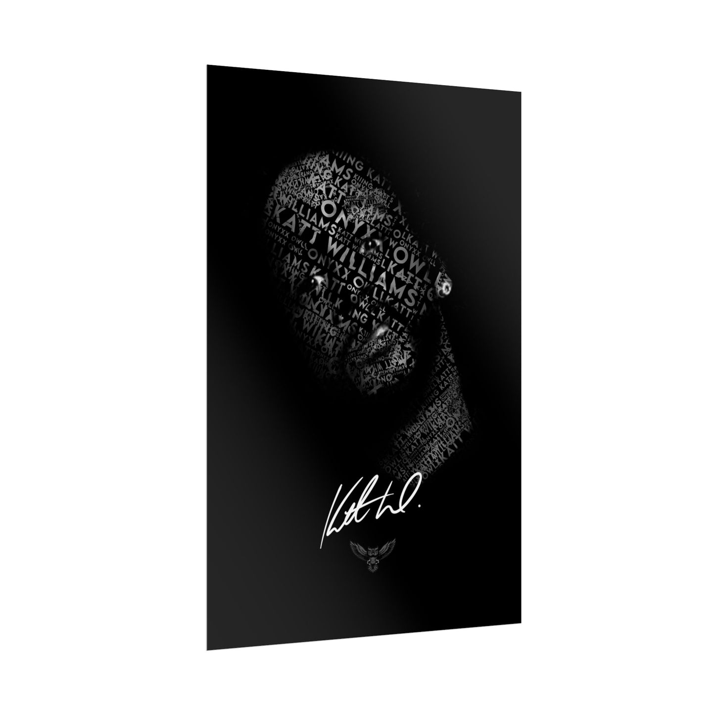 Katt Williams — Monochrome Portrait Poster
